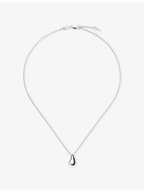 MISSOMA Savi Sculptural Droplet 925 Sterling Silver Pendant Necklace