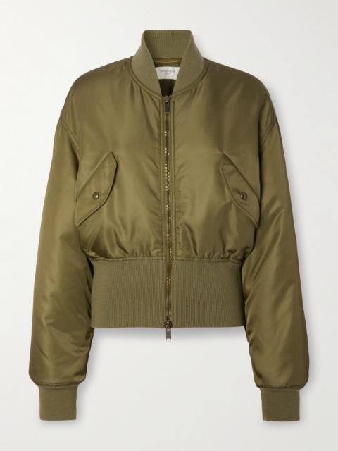 SAINT LAURENT Shell Bomber Jacket