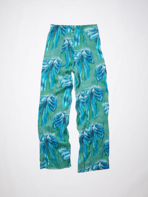 Printed trousers - Green