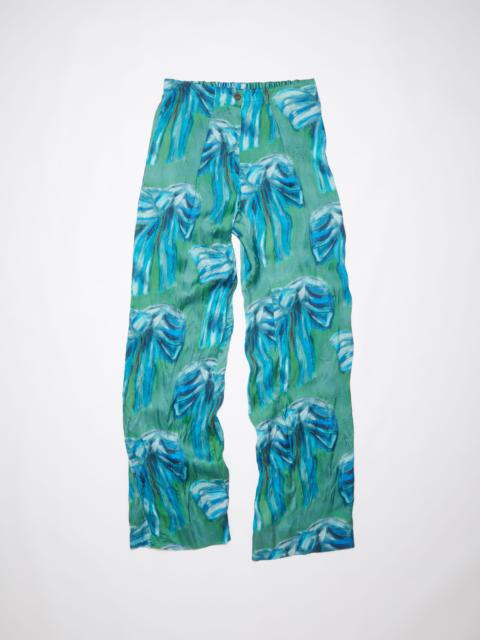 Acne Studios Printed trousers - Green
