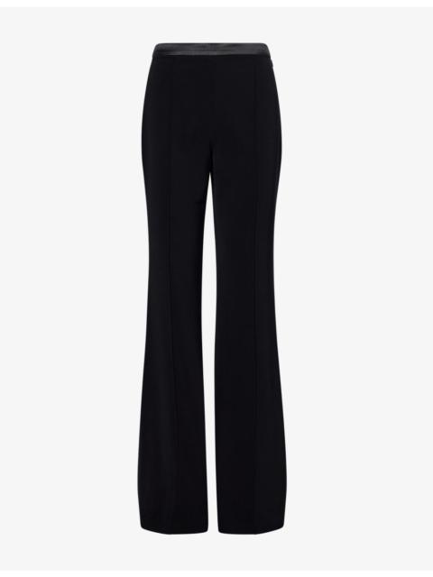 NADINE MERABI Charlotte Wide-Leg Woven Trousers