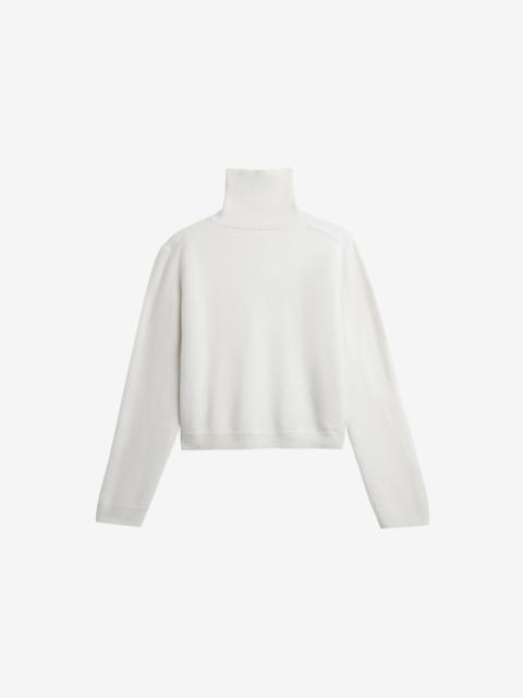 The Frankie Shop Grenaa Wool Turtleneck Sweater - Ivory