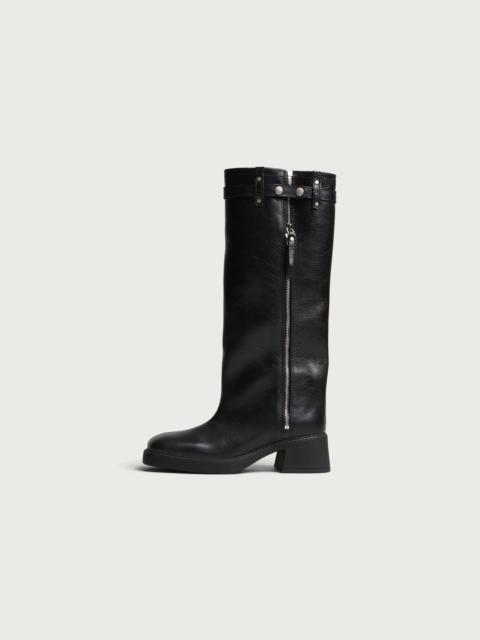 MIISTA Miista Izolda Zipper Tall Boots