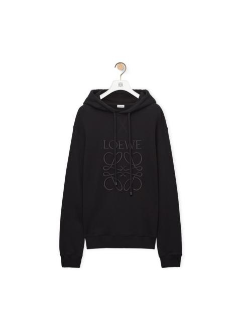 Loewe LOEWE Anagram regular fit hoodie in cotton