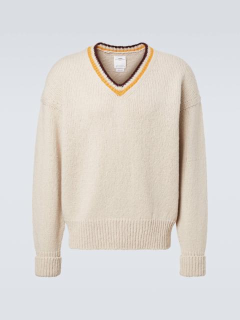 visvim College wool and cashmere sweater