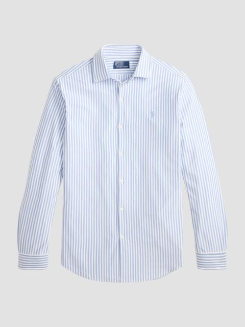 Polo Ralph Lauren Men's Classic-Fit Seersucker Oxford Shirt - Medium Blue White
