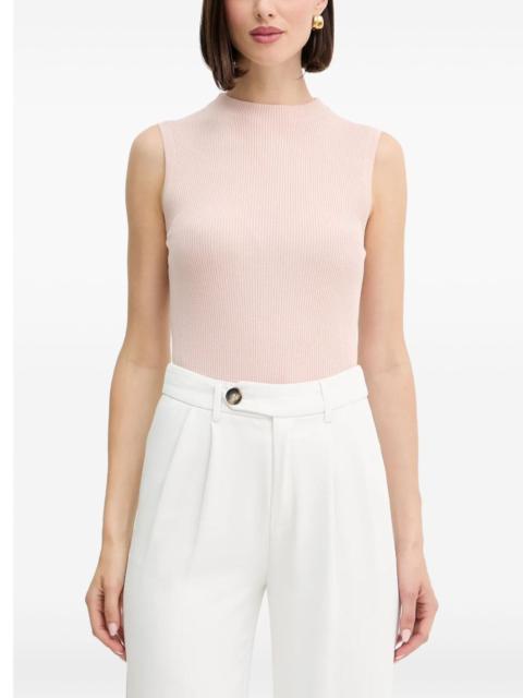 ribbed sleeveless top