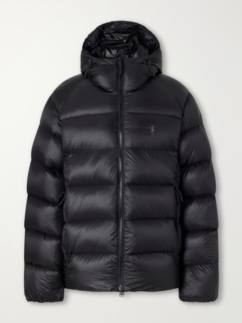 Polo Ralph Lauren Logo-Embroidered Shell Hooded Down Jacket