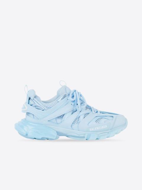 BALENCIAGA Men's Track Clear Sole Sneaker in Blue