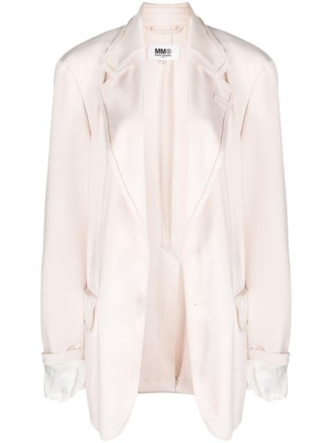 MM6 Maison Margiela long-sleeve single-breasted blazer