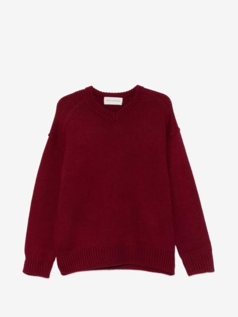 NOUR HAMMOUR Jude V-neck sweater