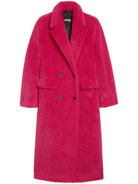 APPARIS Astrid faux-fur double-breasted coat