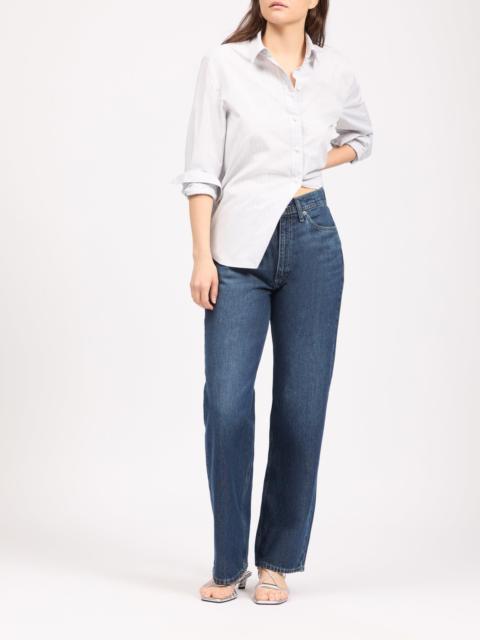 rag & bone Shannon Relaxed Straight Jean High-Rise in Lightweight Rigid Denim