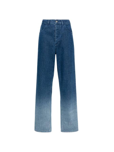 BOTTER gradient-effect mid-rise boyfriend jeans