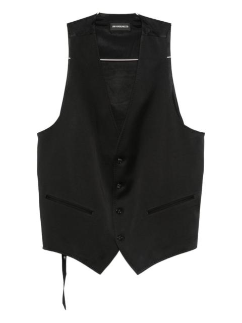 Ann Demeulemeester button-fastening waistcoat