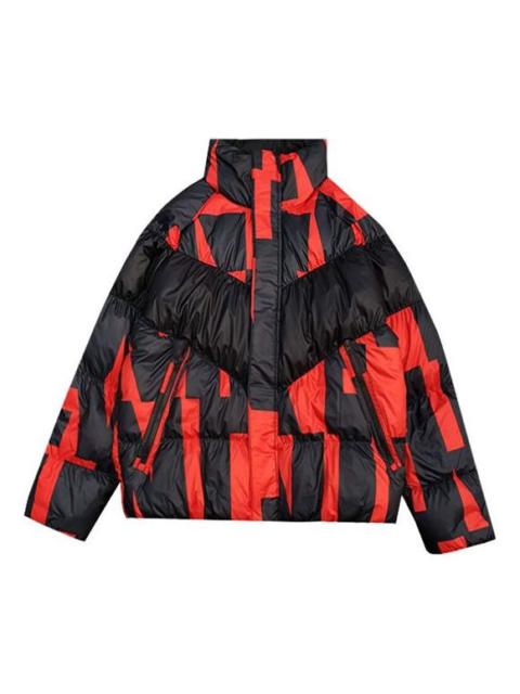 Nike 나이키 캐주얼 스탠드 칼라 다운 재킷 블랙 레드 CK1850-634
