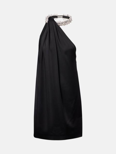 Stella McCartney Embellished satin minidress
