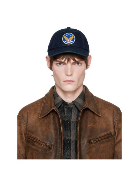 RRL by Ralph Lauren Indigo Winged-Logo Denim Ball Cap