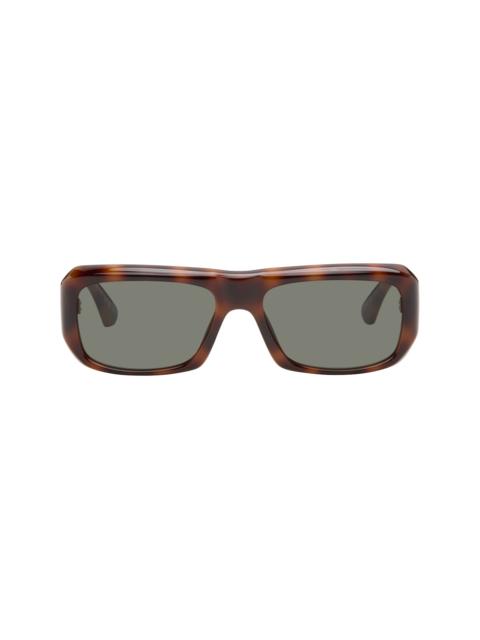 SAINT LAURENT Brown SL 869 Logo Sunglasses