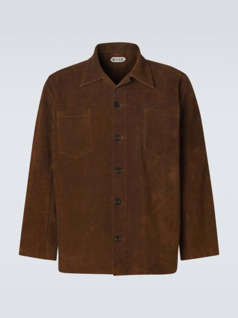 BODE Suede overshirt
