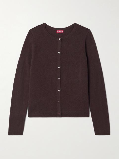 STAUD Midnight Cashmere Cardigan
