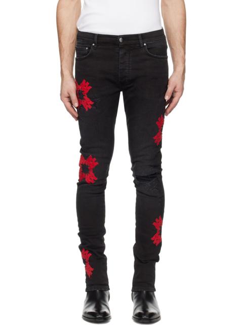 AMIRI logo-patch jeans