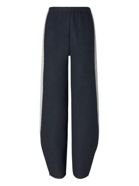 TORY BURCH stripe japanese jersey sweatpant