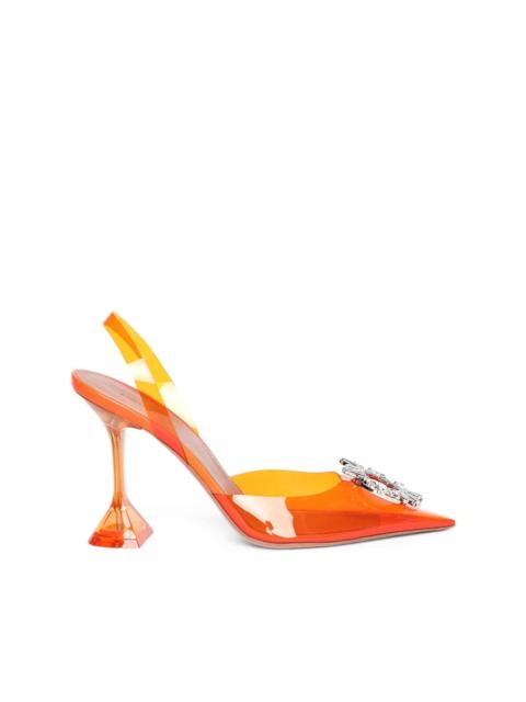 Begum Glass Sling 95mm pumps