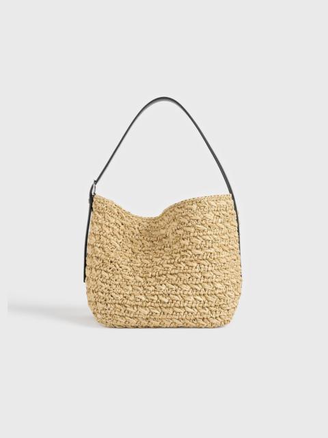 TOTEME Medium belted paper raffia tote natural