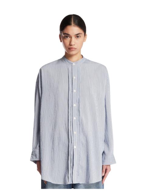 R13 Blue Striped Viscose Shirt