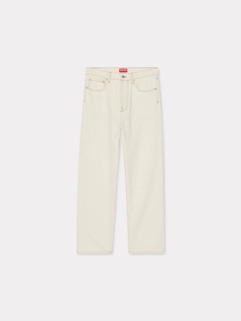 KENZO 'KENZO Creations' cropped Asagao straight jeans