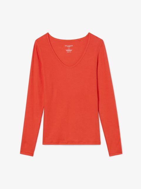 M.M.LaFleur Marcia Layering T-Shirt - Organic Ribbed Pima Cotton