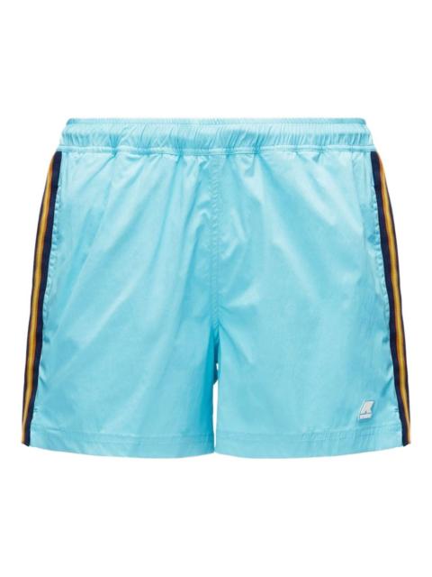 K-WAY stripe-detail swim shorts