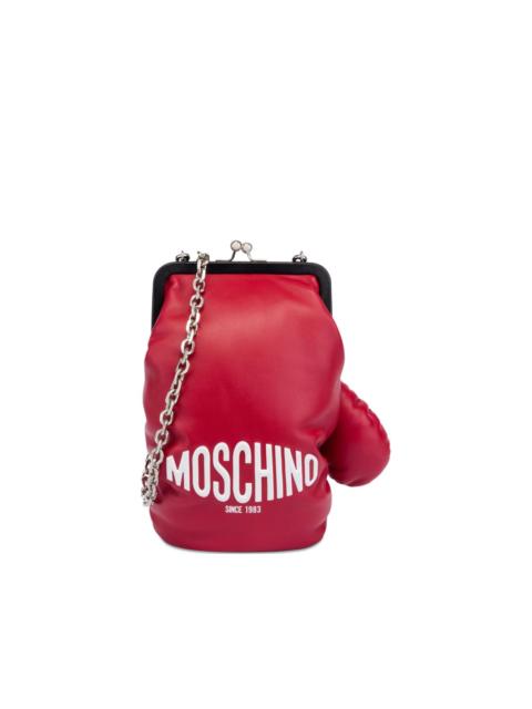Moschino boxing-glove-shape chain-strap shoulder bag
