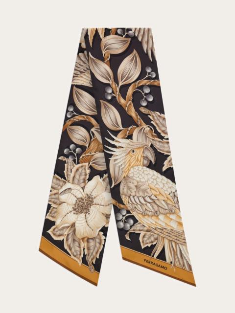 FERRAGAMO Parrots print bandeau
