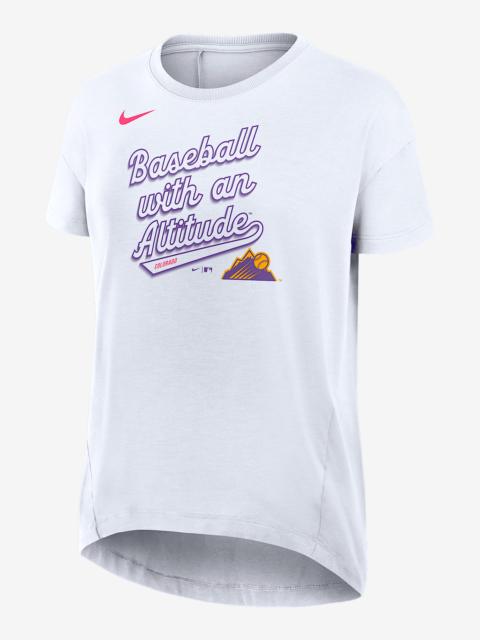 Nike Colorado Rockies City Connect Flowy Women’s Nike Dri-FIT MLB T-Shirt