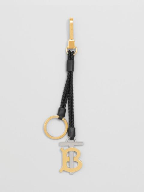 Burberry Monogram Motif Leather Key Ring