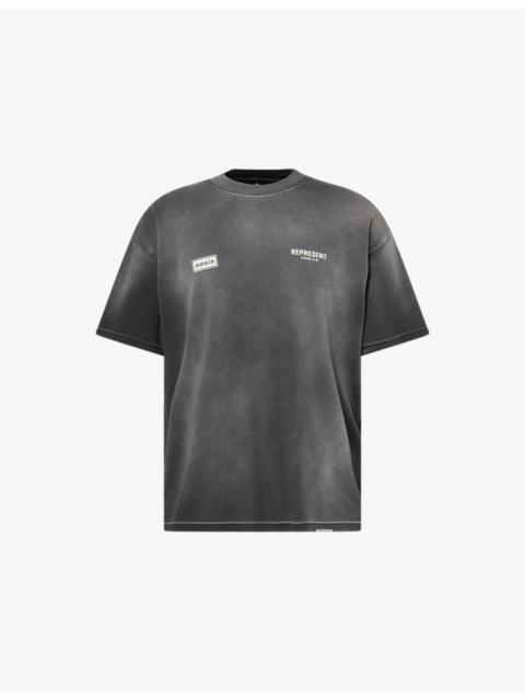 REPRESENT Oasis Owner Club Logo-Embossed Cotton T-Shirt
