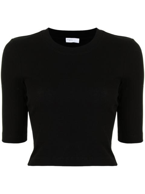 ROSETTA GETTY cropped short-sleeve top
