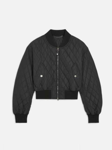 Stella McCartney Cropped Quilted Bomber Jacket