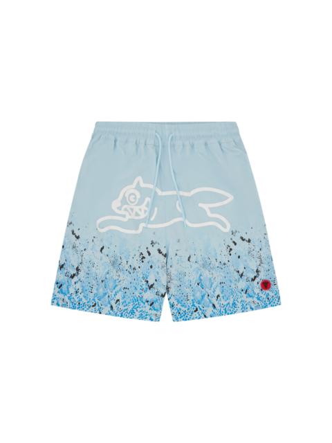 ICECREAM GRADIENT SNAKESKIN RUNNING DOG SWIM SHORTS