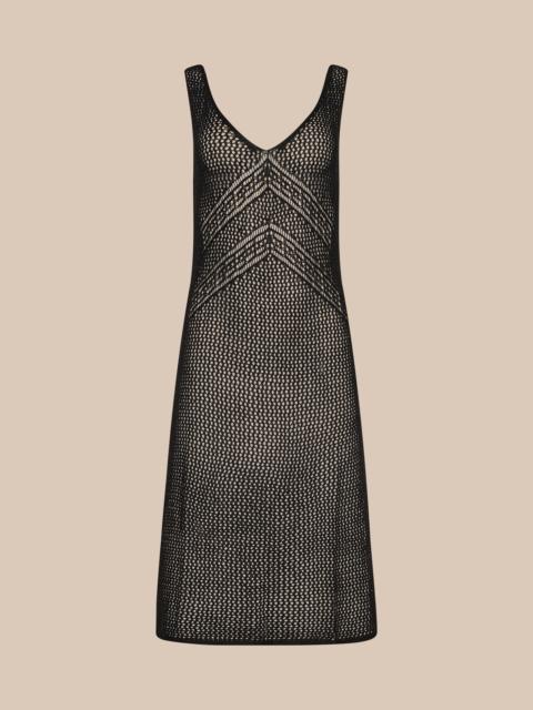 L'AGENCE Pallas Crochet Cover-Up Dress