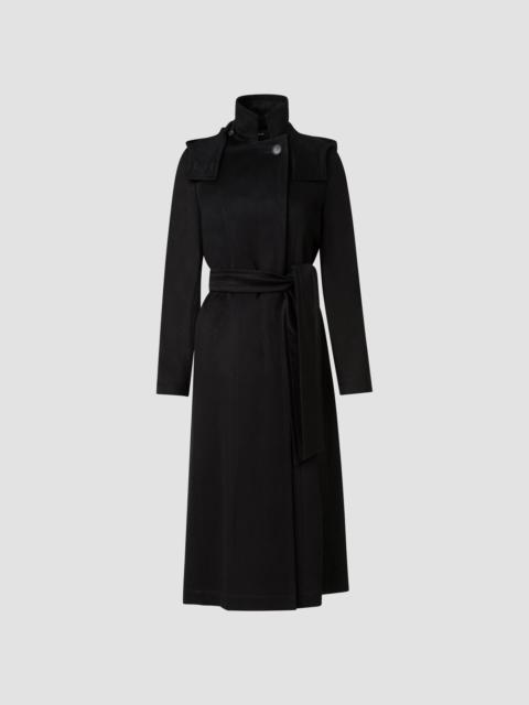 AKRIS Women's Emotion Storm System Cashmere Coat - Black