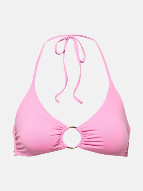 MELISSA ODABASH Hamburg ring-detail bikini top