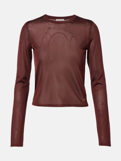SAINT LAURENT Semi-sheer sweater