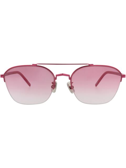 Givenchy Givenchy Aviator-Frame Metal Sunglasses Pink Pink Violet (GV40004U-57-72Z)