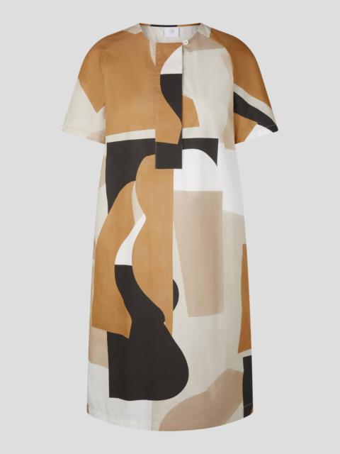 BOGNER AVA MIDI DRESS IN CARAMEL/BEIGE