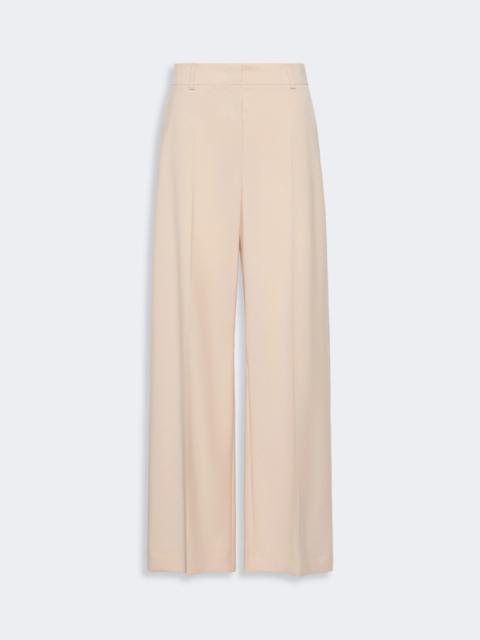 WEEKEND Max Mara VISIVO Stretch wool palazzo trousers - POWDER