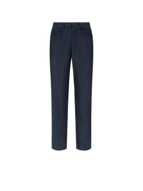TOM FORD SILK COTTON CANNETE DYLLAN TROUSER