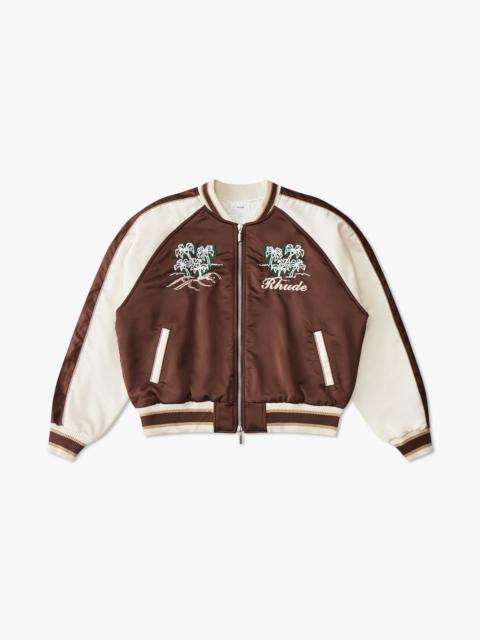 Rhude CREPE SATIN SOUVENIR JACKET | REVERSIBLE